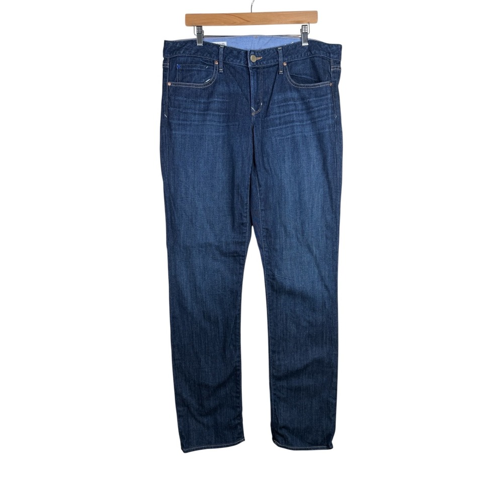 GAP 1969 Real Straight Jeans size 33/16 Long Blue